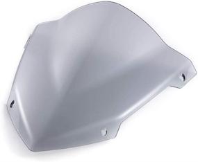 img 3 attached to Evomosa Motorcycle Windshield Windscreen Sports Visor Fits For YAMAHA MT-03 MT03 MT-25 MT25 2013 2020 2021 20-21 (Smoke)