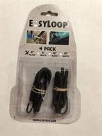 🔗 easyklip bannabungee 49061: 6-inch cord loop, black, 4-pack - effortless clipping and securing solution logo