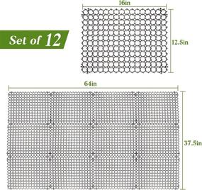 img 3 attached to 🐾 OneSight 12 Pack Cat Scat Mat, 16 X 12.5 Inch Sturdy Cat Spike Mat, Indoor Cat Deterrent, Outdoor Cat Repellent, Scat Mat with 0.5" Spikes, Anti-Digging for Dogs, Covers 16ft Area