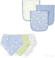 👶 easy eater™ 3-pack bandana bib set for babies - kodi™ &amp; easy eater™ 3-pack burp cloth set for babies - kodi™ logo