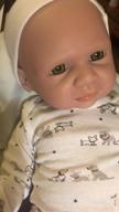 img 1 attached to Realistic 15-Inch Full Body Silicone Baby Boy Doll - Made With Platinum Silicone Material, Lifelike Reborn Doll For Newborn Baby Lovers review by Adrian Summers