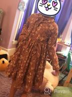 img 1 attached to Little Girls Cozy Autumn Dress – Long Sleeve Woolen Dresses for Fall, Spring review by Carrie Williams