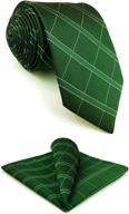 classic unique checkes neckties business men's accessories best on ties, cummerbunds & pocket squares logo