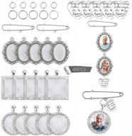 создавайте потрясающие свадебные букеты с нашим набором из 49 брошей-шармов «сделай сам» с прозрачными стеклянными кабошонами и подвеской в ​​виде сердца логотип
