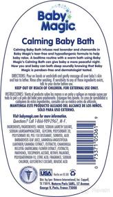 img 1 attached to 🛁 Relaxing Baby Bath: Baby Magic Calming Lavender and Chamomile - 30 Ounces