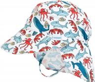 protect your baby from the sun with nozone's upf 50+ better baby flap sun hat logo