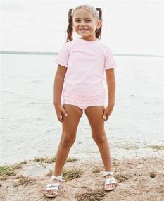 img 2 attached to RuffleButts Little Girls 2 Piece Swimsuit Apparel & Accessories Baby Boys best on Clothing