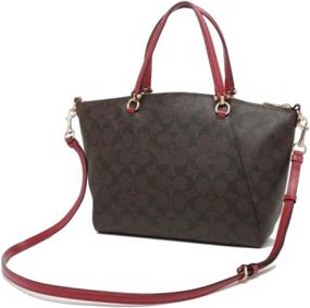 img 3 attached to 👜 Stylish Coach Prairie Satchel Brown - Women's Handbags & Wallets - Satchels by Coach