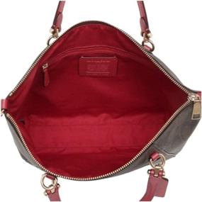 img 1 attached to 👜 Stylish Coach Prairie Satchel Brown - Women's Handbags & Wallets - Satchels by Coach