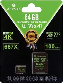 img 4 attached to Expand Your Device'S Capabilities With Amplim'S Extreme High-Speed 64GB Micro SD Card