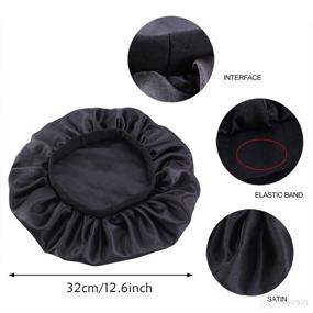 img 1 attached to 👒 CCCHO Womens Bonnet: Imitation Elastic Bathing Accessories for Stylish Haircare