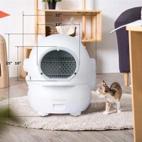 img 3 attached to 🐱 Advanced Self-Cleaning Cat Litter Box, Automatic & Safe for Multiple Cats, Easy-Clean Intelligent Design