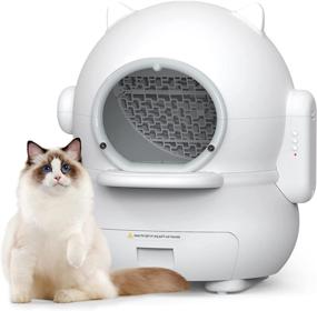 img 4 attached to 🐱 Advanced Self-Cleaning Cat Litter Box, Automatic & Safe for Multiple Cats, Easy-Clean Intelligent Design