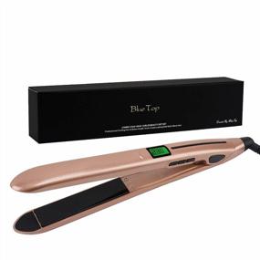 img 4 attached to 💇 BLUETOP Professional Portable Hair Straightener for Effective Straightening