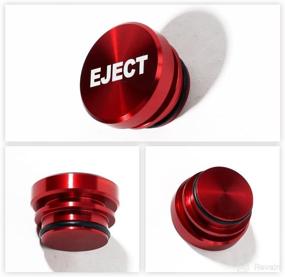 img 3 attached to 🔴 Banseko Aluminum Dustproof Car Lighter Plugs : Red Eject Button for Car Decoration, 12V Replacement Accessories