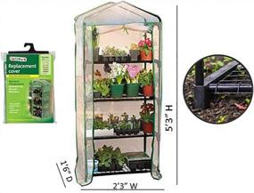 img 3 attached to Maximize Your Greenhouse Garden Space With The Gardman R687 4-Tier Mini Greenhouse