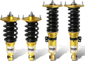 img 4 attached to DNA Motoring DNACOILDPMM90GDBK Suspension Coilover