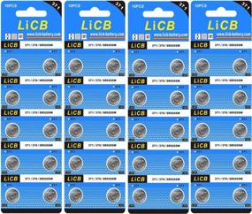 img 4 attached to LI-CB 40-Pack Watch Battery Replacement Set - 371 SR920SW 370 AG6, High-Capacity Silver Oxide 1.55V Batteries For Long-Lasting & Leak-Proof Performance In Watches