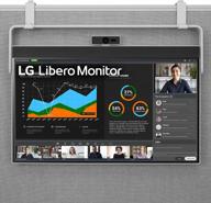 🖥️ lg 27mq70qc s aus libero monitor: detachable webcam, 2560x1440 resolution, 75hz refresh rate, built-in speakers logo