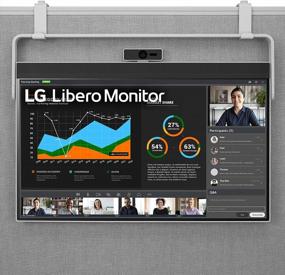 img 4 attached to 🖥️ LG 27MQ70QC S AUS Libero Monitor: Detachable Webcam, 2560X1440 Resolution, 75Hz Refresh Rate, Built-In Speakers