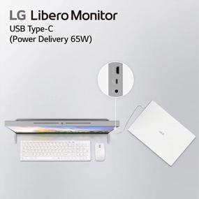 img 1 attached to 🖥️ LG 27MQ70QC S AUS Libero Monitor: Detachable Webcam, 2560X1440 Resolution, 75Hz Refresh Rate, Built-In Speakers