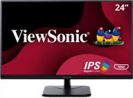 💻 frameless viewsonic va2456-mhd monitor with displayport, anti-glare ips display, 1920x1080p, 60hz, hd logo