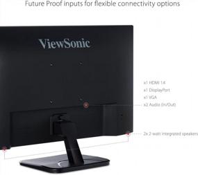 img 1 attached to 💻 Frameless ViewSonic VA2456-MHD Monitor with DisplayPort, Anti-Glare IPS Display, 1920x1080P, 60Hz, HD