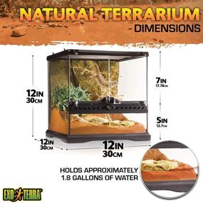 img 3 attached to Enhance Your Reptile's Habitat with Exo Terra Glass Natural Terrarium