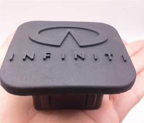 img 1 attached to Compatible With Fit Infiniti Trailer Hitch Tube Cover Plug Cap