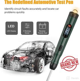 img 3 attached to 🔌 Sigmaprobe Automotive Circuit Tester - 5-12-30 Volt Trailer Wiring Fuse Continuity Test Light with Digital LED Display for Cars, Electric Vehicles, and Motorcycles