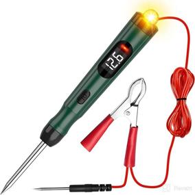 img 4 attached to 🔌 Sigmaprobe Automotive Circuit Tester - 5-12-30 Volt Trailer Wiring Fuse Continuity Test Light with Digital LED Display for Cars, Electric Vehicles, and Motorcycles
