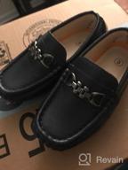 img 1 attached to Hawkwell Boys' Loafer Moccasin Driver Shoes in Casual Loafers review by John Anaya