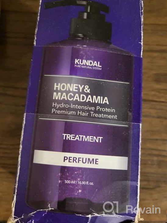 img 1 attached to Premium Honey & Macadamia Keratin Protein Conditioner With Sulfate-Free Formula - Amber Vanilla (2 X 16.9Oz Bottles) By Kundal review by Jake Larson