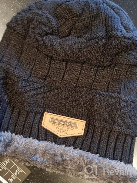 img 1 attached to 🧣 Stay Warm with Wilker Winter Beanie Screen Mittens: Boys' Cold Weather Accessories review by Darin Grosz