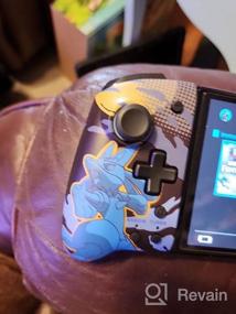 img 5 attached to Испытайте непревзойденный игровой комфорт с Nintendo Switch Split Pad Pro (Pikachu &amp; Lucario) — официально лицензированным аксессуаром Pokémon