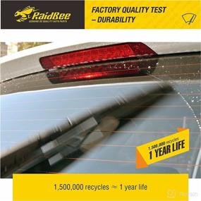 img 2 attached to 🚗 Raidbee Rear Wiper Blade - 14 inch Replacement for Subaru Forester & Impreza Models - Easy Installation, Optimal Performance (H354/14-B)