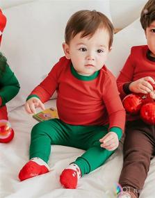img 1 attached to 🎃 VAENAIT BABY 12M-12Y Kids Boys Girls Halloween Christmas Pajamas Sleepwear Set