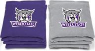 ajj cornhole weber wildcats purple logo