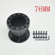 black universal steering wheel spacer interior accessories for steering wheels & accessories logo