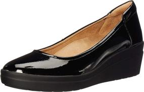 img 1 attached to 👠 Black Patent Naturalizer Women's Pumps - Best Women's Shoes for Enhanced Style and Comfort