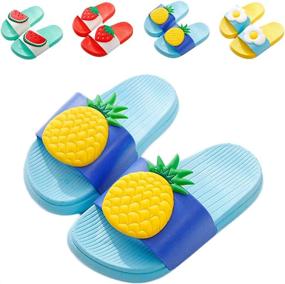 img 4 attached to NADARDA Toddler Slippers Sandals Non Slip Boys' Shoes ~ Sandals