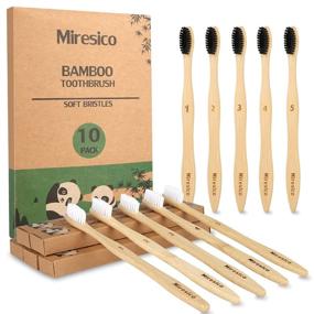 img 4 attached to Environmentally-friendly Biodegradable Toothbrushes 🌱 by Miresico: Eco-friendly and Compostable