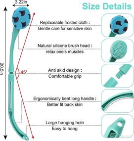 img 3 attached to 🧼 Enhanced Replaceable Frosted Scrubber: Ultimate Exfoliating Silicone Solution