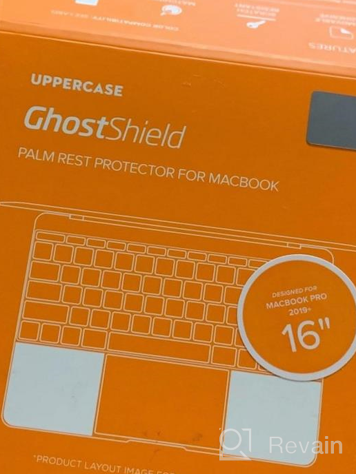 img 1 attached to UPPERCASE Premium Palm Rest Protector Skin Cover Set For 2019-2020 MacBook Pro 16" (Space Grey, A2141) review by Brad Fleming