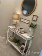 img 1 attached to Chic White Narrow Console Table With Drawer - Ideal Entryway And Accent Sofa Table review by Matt Tbone
