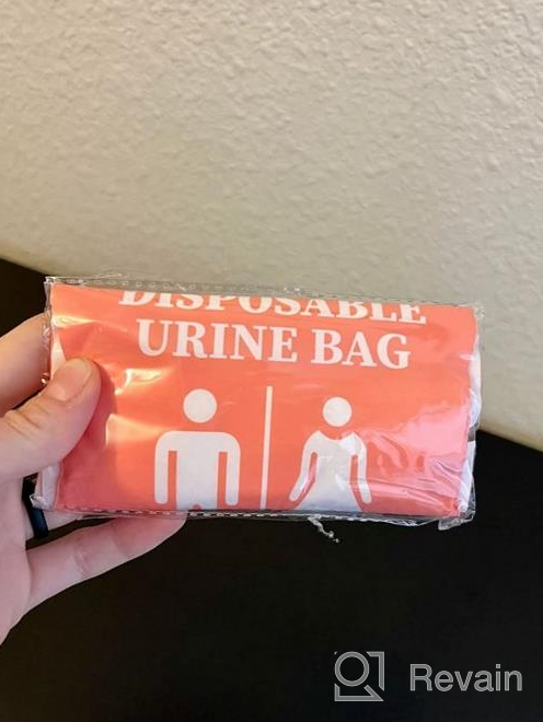 img 1 attached to Portable Disposable Urinal Bag - 12/24 Pack 800ML Emergency Unisex Pee Bag For Camping, Travel, Traffic Jams, Hiking, Pregnant And Patients - DIBBATU Vomit Bag Available review by Timothy Wall