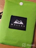 img 1 attached to WELLAX Waterproof Beach Blanket - Sandproof Compact Pocket Picnic Mat For Travel, Camping, Hiking & Music Festivals - Durable Tarp With Corner Pockets (Green) review by Zach Clements