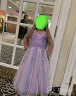 img 1 attached to Girls' Bridesmaid, 👗 Wedding, Pageant, Birthday, Evening Clothing review by Alicia Jones