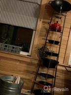 img 1 attached to Hammered Steel 8-Tier Enclume Pot Rack - Free Standing & Unassembled! review by Scott Chen