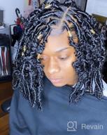 img 1 attached to Get A Bohemian Look With Ubeleco'S Black 18 Inch Passion Twist Crochet Hair - Water Wave Texture With 22 Strands/Pack review by Shannon Redd